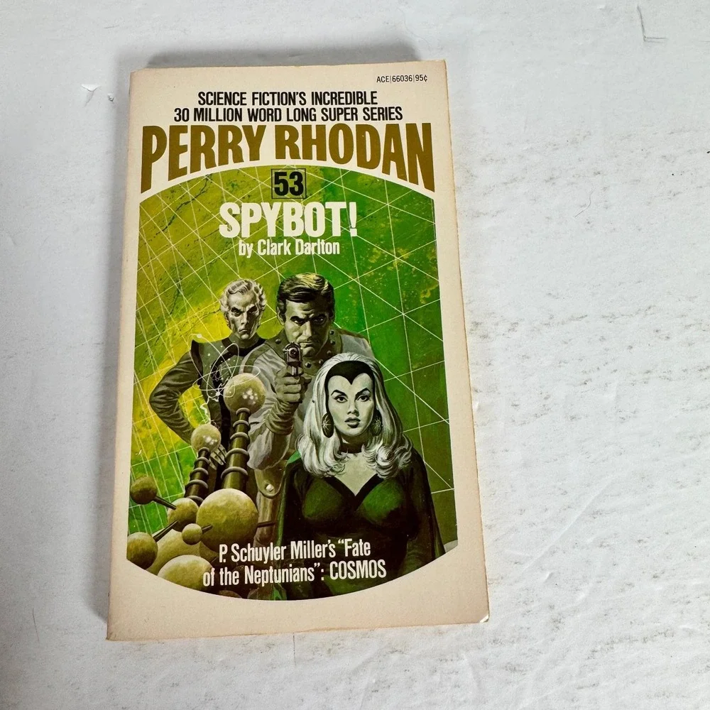 Perry Rhodan Books 50-59 Lot 1974 First Ace Printing Sci-Fi Pulp Pocket Novel